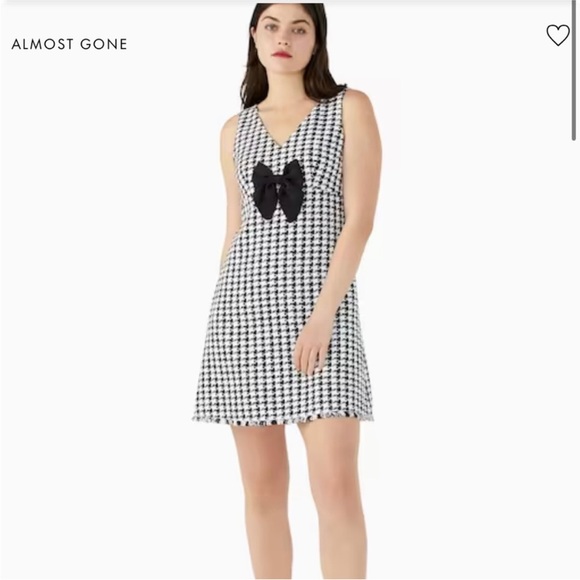 Kate Spade Houndstooth Tweed Dress - Picture 3 of 6